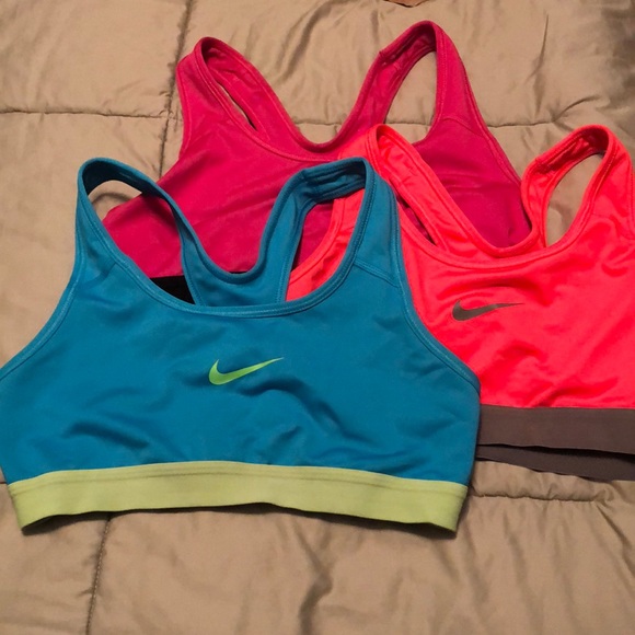 Nike Other - Bundle THREE Pack, Nike Pro bras, Size Small